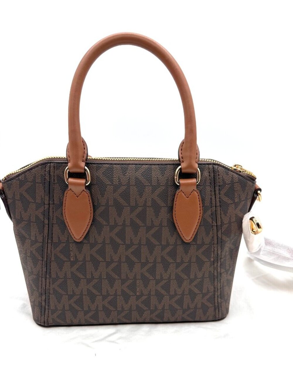Michael Kors Brown Medium Satchel  Gold Hardware & Dual Handles - Picture 2 of 10